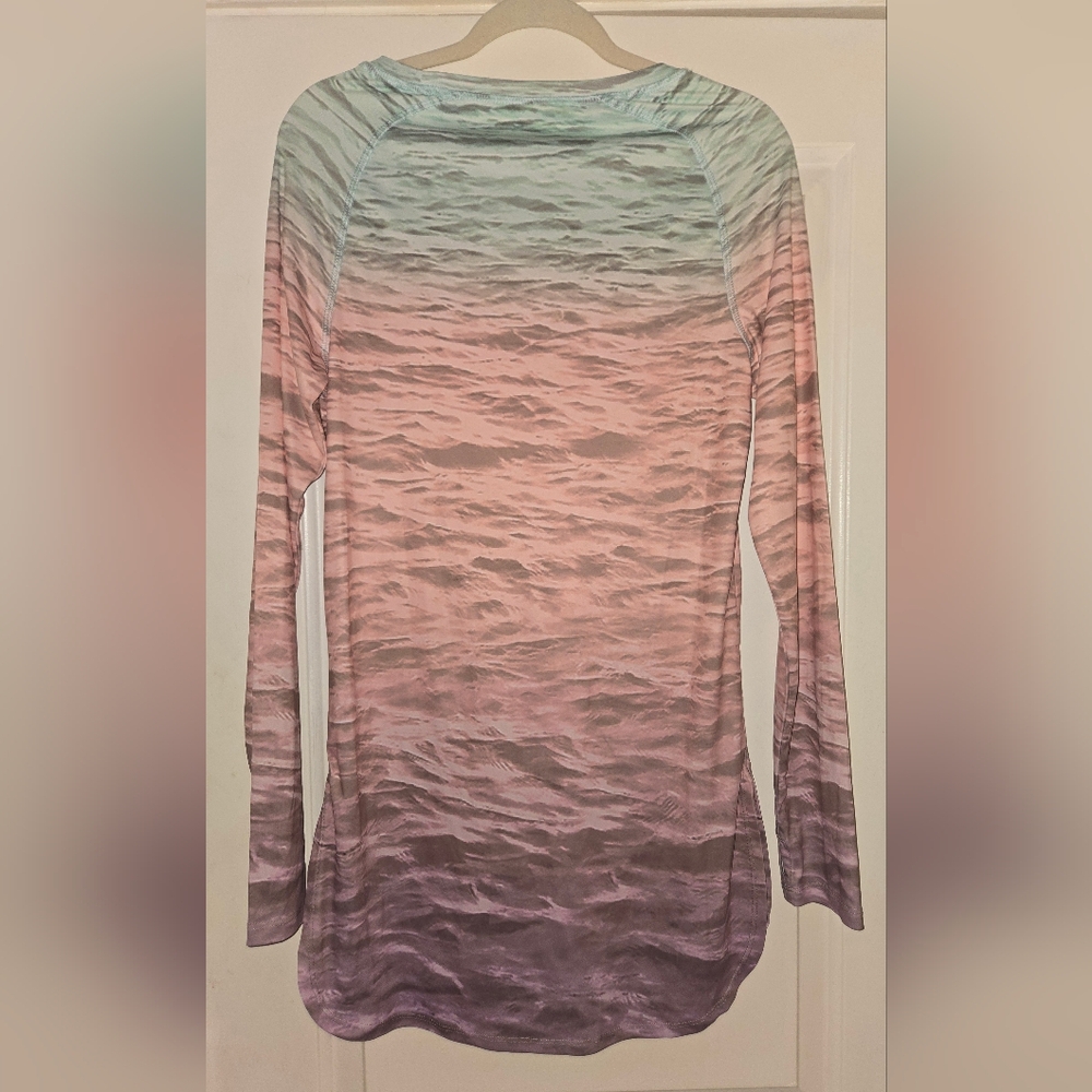 Reel Life Multi Color Swimsuit Coverup Size L - Picture 2 of 3